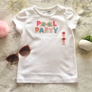 Little Girl Gymboree Pool Party Top Size 5 NWT
